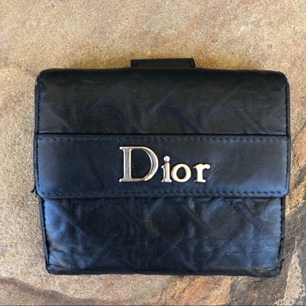 Christian Dior leather wallet